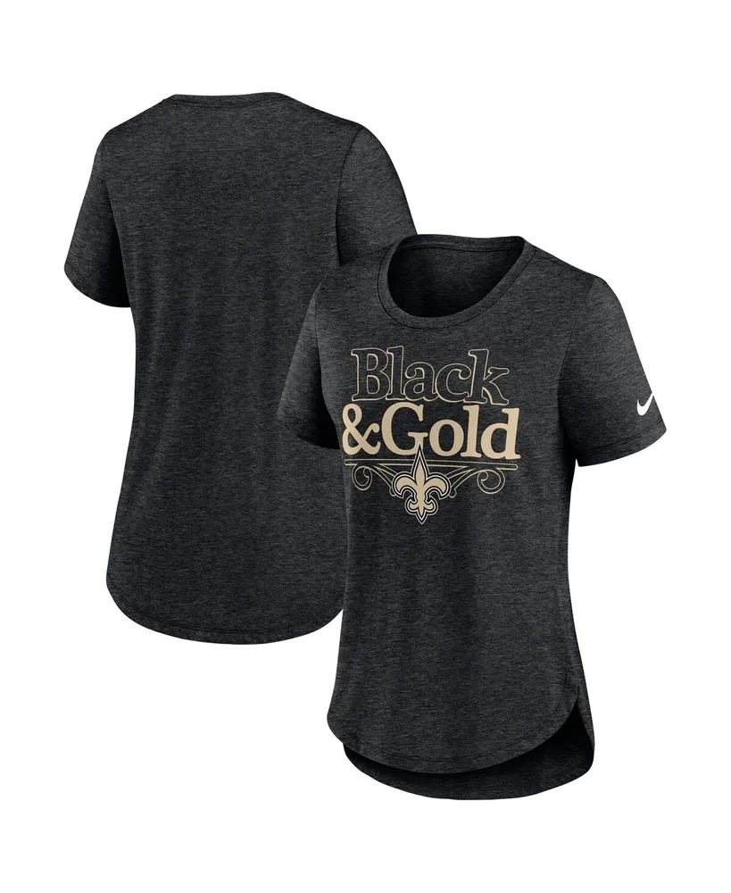 Women's Nike Black New Orleans Saints Team Name City Tri-Blend