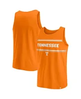 Men's Fanatics Tennessee Orange Tennessee Volunteers Stripe Block Tank Top