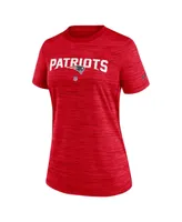 Women's Nike Red New England Patriots Sideline Velocity Performance T-shirt