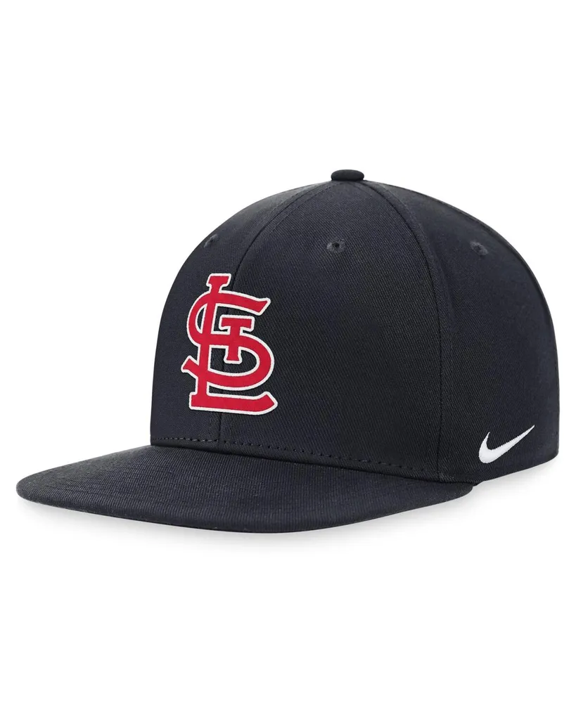 Nike Men's Navy St. Louis Cardinals Wordmark Swoosh Heritage86 Adjustable Hat - Navy