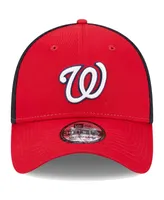 Men's New Era Red Washington Nationals Team Neo 39THIRTY Flex Hat