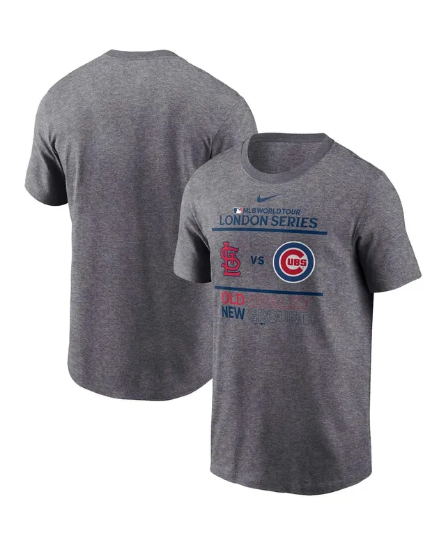 Nike Men's Charcoal Chicago Cubs vs. Cincinnati Reds 2022 Field of