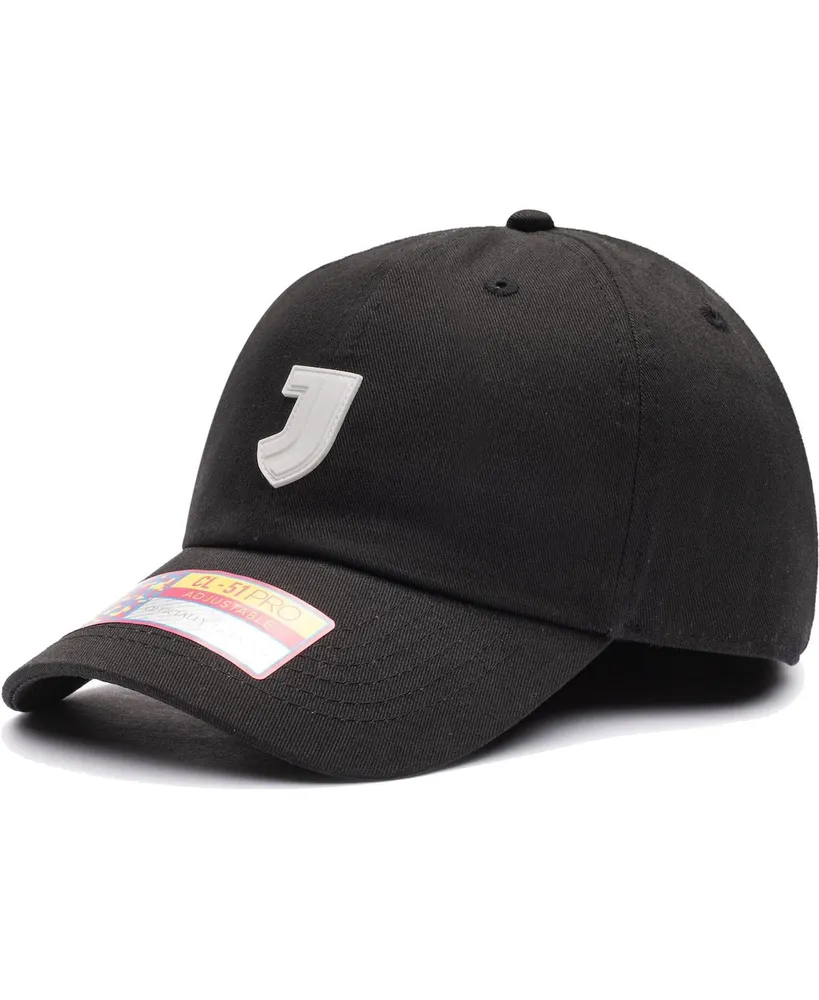 Men's Black Juventus Casuals Adjustable Hat