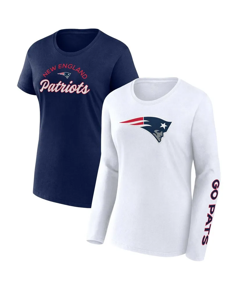 Fanatics Branded Women's Fanatics Branded Navy/White Denver Broncos Short &  Long Sleeve T-Shirt Combo Pack