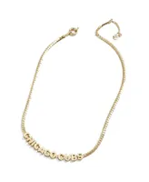 Women's Baublebar Chicago Cubs Curb Necklace - Gold