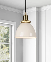 Hudson & Canal Madison 8" Metal Shade Wide Pendant