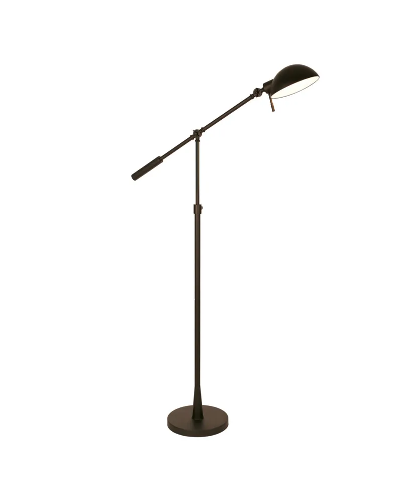 Hudson & Canal Dexter 61" Metal Shade Height Adjustable and Tilting Floor Lamp