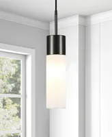 Hudson & Canal Lance 3.5" Glass Shade Wide Pendant