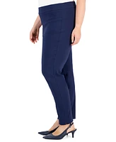 Jm Collection Plus Pull-On Cambridge Pants