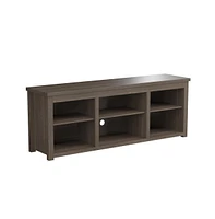 Merrick Lane Fincastle 6 Cubby 65" Tv Stand For Up To 80" Tv'S