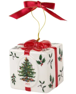 Spode Christmas Tree Gift Box Ornament 2023