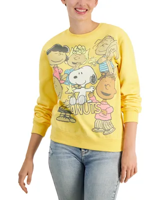 Love Tribe Juniors' Peanuts Character Graphic Sweatshirt