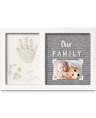 KeaBabies Heartfelt Hand and Footprint Keepsake Kit with Felt Letterboard, Personalized Baby Gifts for Boy Girl, Dog Paw Print