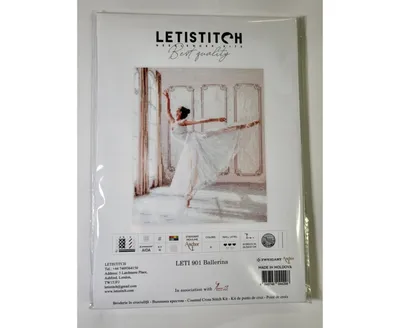 LetiStitch Counted Cross Stitch Kit Ballerina Leti901 - Assorted Pre