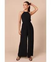 Petal and Pup Women's Irvine Halter Wide Leg Jumpsuit