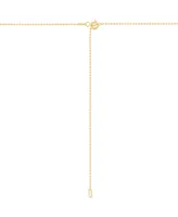 Diamond Mary Pendant Necklace (1/10 ct. t.w.) in 14k Gold-Plated Sterling Silver, 16" + 4" extender - Gold