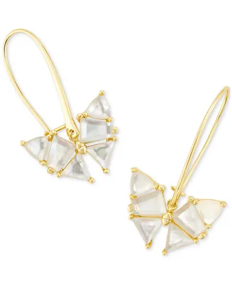 Kendra Scott 14k Gold-Plate Mother of Pearl Butterfly Drop Earrings (Also in Abalone)