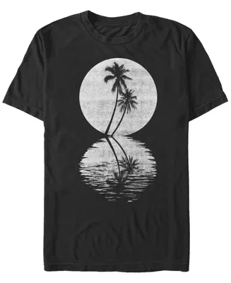 Fifth Sun Men's Generic Additude Palm Moon Short Sleeves T-shirt