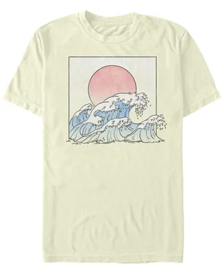 Fifth Sun Men's Beach Waves Short Sleeves T-shirt
