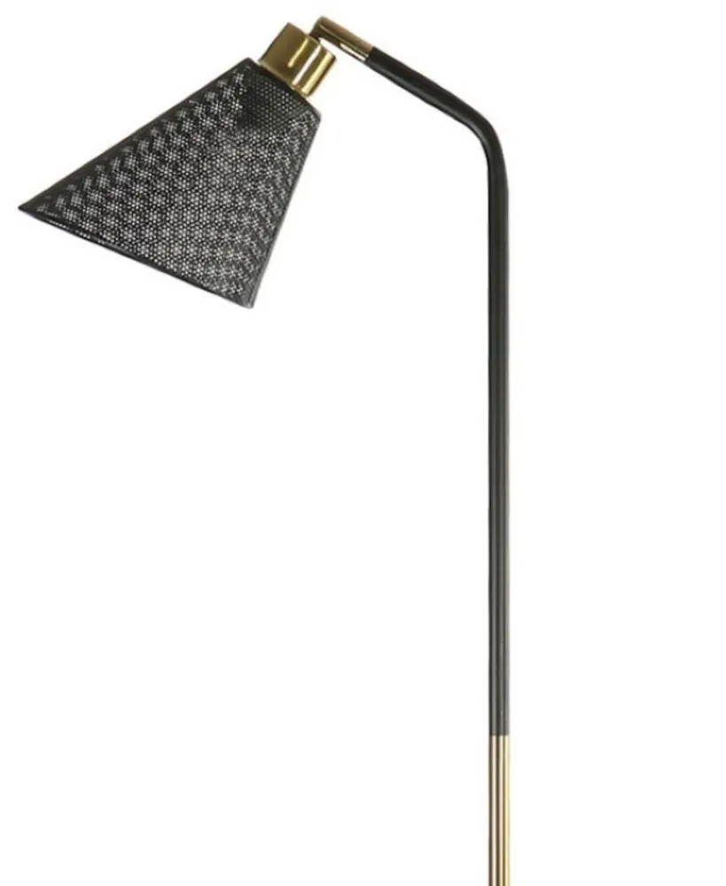 60" Metal Floor Lamp with Metal Shade