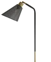 60" Metal Floor Lamp with Metal Shade