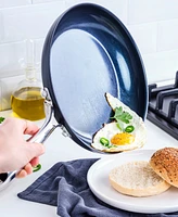 Blue Diamond Hard Anodized Ceramic Nonstick 2 Piece Frying Pan Set