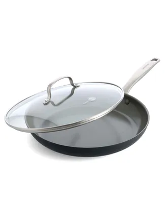 GreenPan Chatham Hard Anodized Ceramic Nonstick 12" Frying Pan with Lid