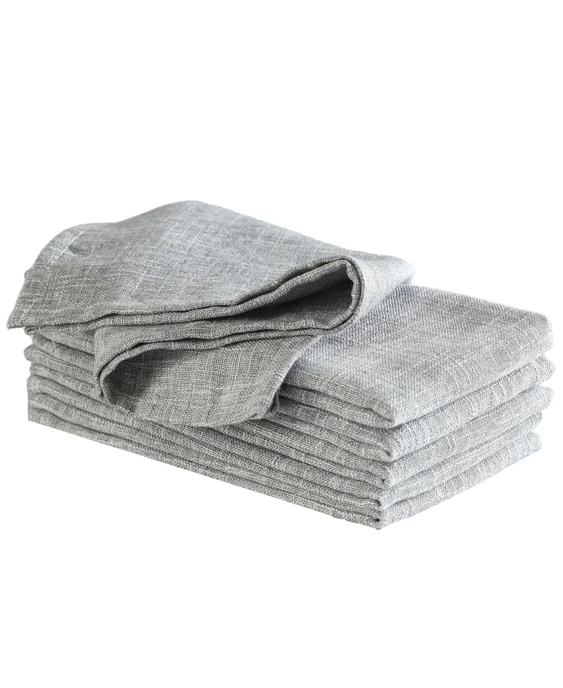 Laura Ashley Maude 6-Piece White Solid Cotton Towel Set