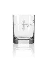 Rolf Glass Fly Fishing Double Old Fashioned Glass 13oz