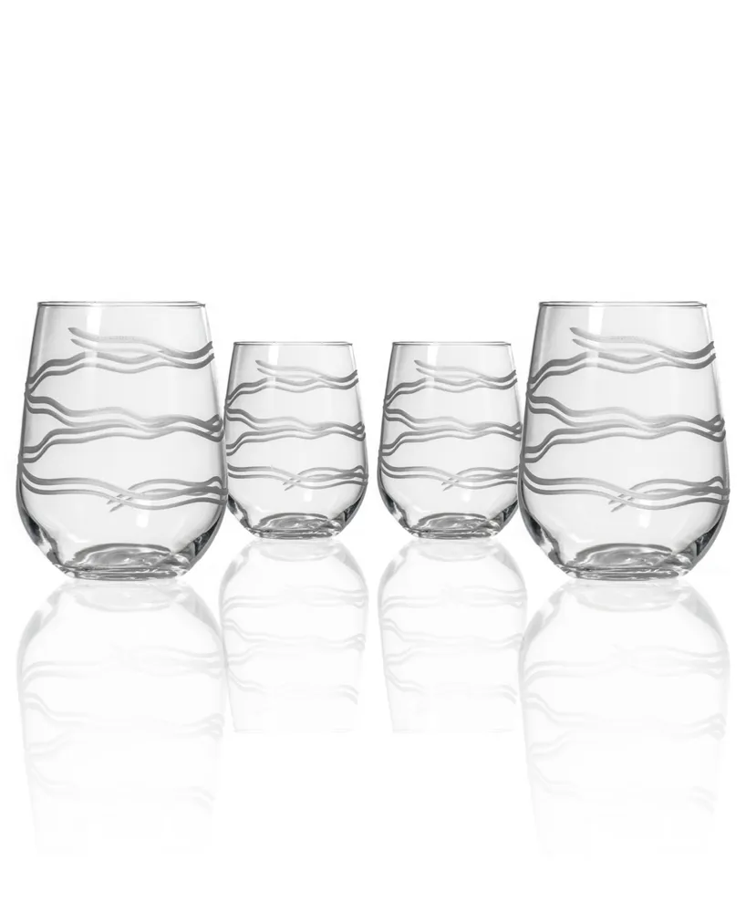 Rolf Glass Good Vibrations Stemless Wine Tumbler 17oz