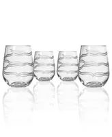 Rolf Glass Good Vibrations Stemless Wine Tumbler 17oz