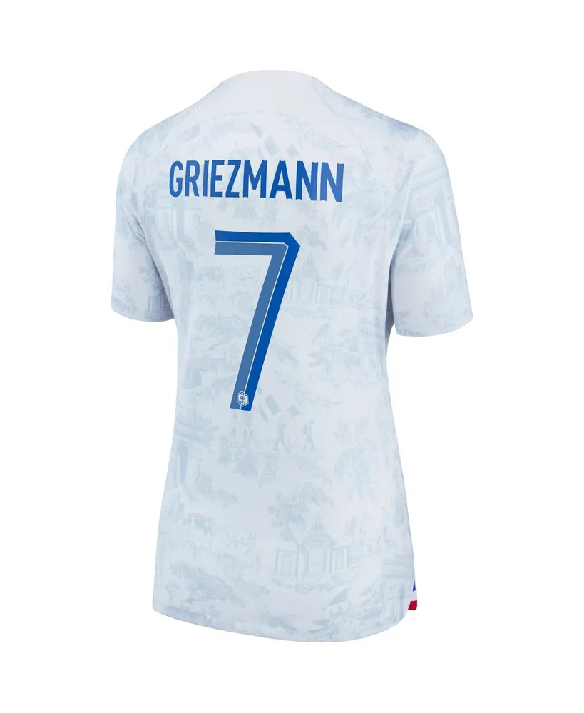 Women's Nike Antoine Griezmann White France National Team 2022/23 Away Breathe Stadium Replica Jersey