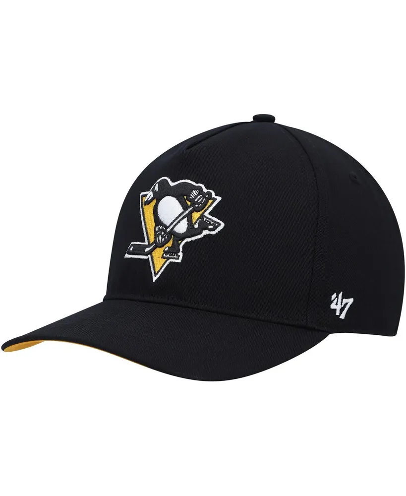 Men's '47 Brand Black Pittsburgh Penguins Primary Hitch Snapback Hat