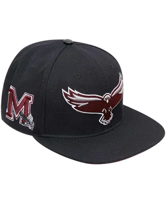 Men's Pro Standard Black Maryland Eastern Shore Hawks Arch Over Logo Evergreen Snapback Hat