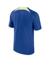 Men's Nike Blue Club America Strike Raglan Performance Top