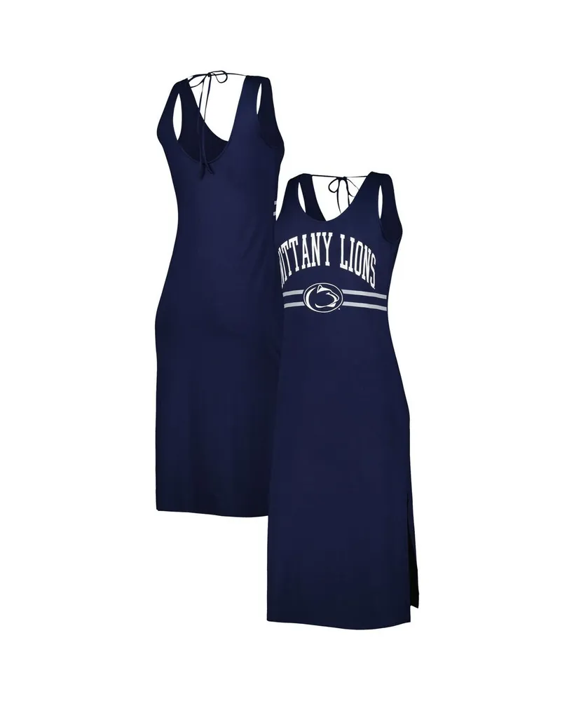 Women's G-iii 4Her by Carl Banks Navy Penn State Nittany Lions Training V-Neck Maxi Dress
