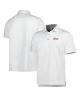 Men's FootJoy White Tour Championship ProDry Polo Shirt