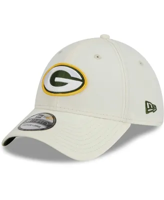 Men's New Era Cream Green Bay Packers Classic 39THIRTY Flex Hat