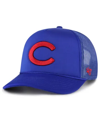 Men's '47 Brand Royal Chicago Cubs Foam Logo Trucker Snapback Hat