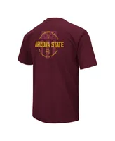 Men's Colosseum Maroon Arizona State Sun Devils Oht Military-Inspired Appreciation T-shirt