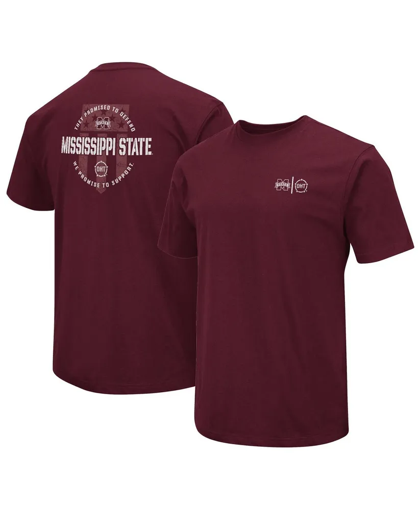 Men's Colosseum Maroon Mississippi State Bulldogs Oht Military-Inspired Appreciation T-shirt