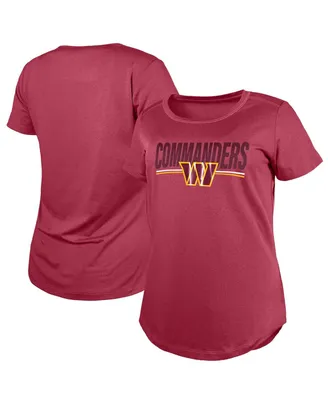 Women's New Era Burgundy Washington Commanders 2023 Nfl Training Camp T-shirt