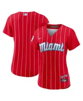 Women's Nike Red Miami Marlins City Connect Replica Team Jersey