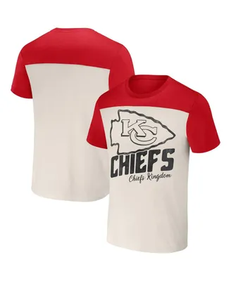 Men's NFL x Darius Rucker Collection by Fanatics Tan Kansas City Chiefs Flannel Long Sleeve Button-Up Shirt Size: Small