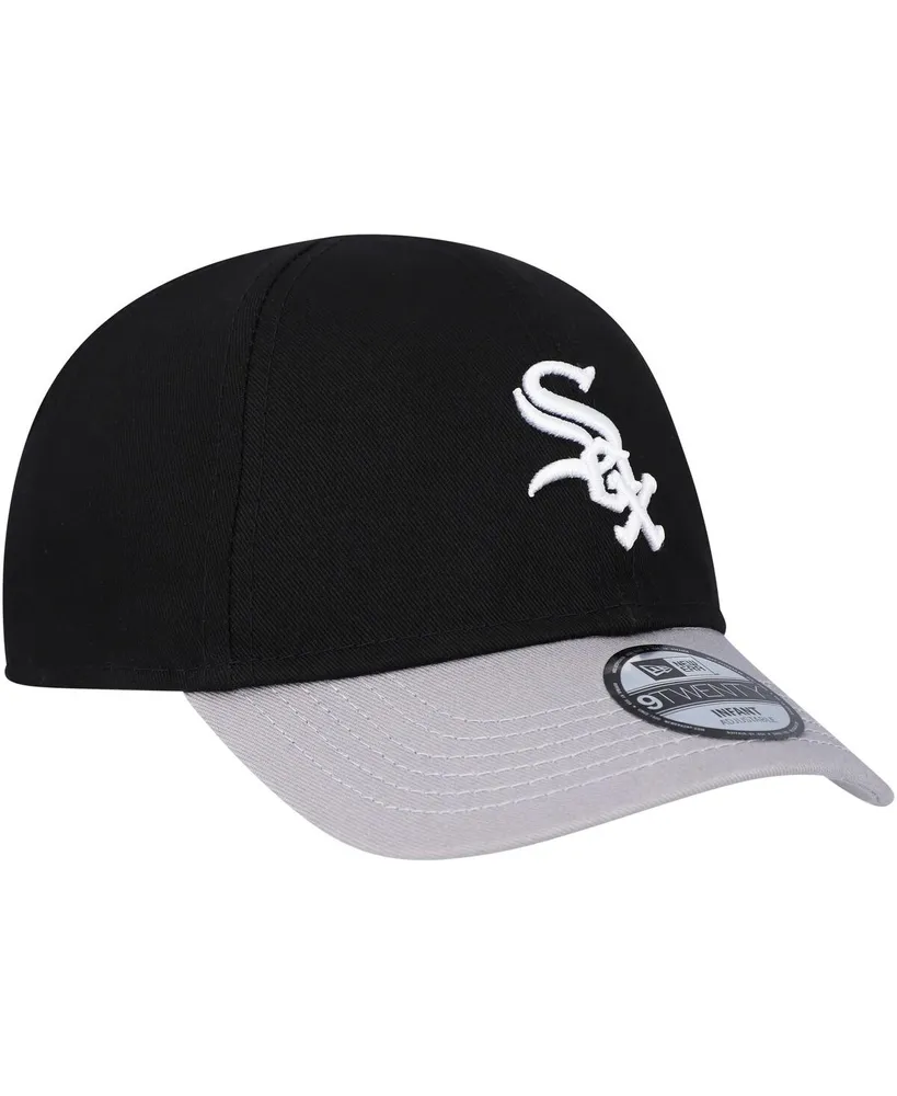 Infant Boys and Girls New Era Black Chicago White Sox Team Color My First 9TWENTY Flex Hat