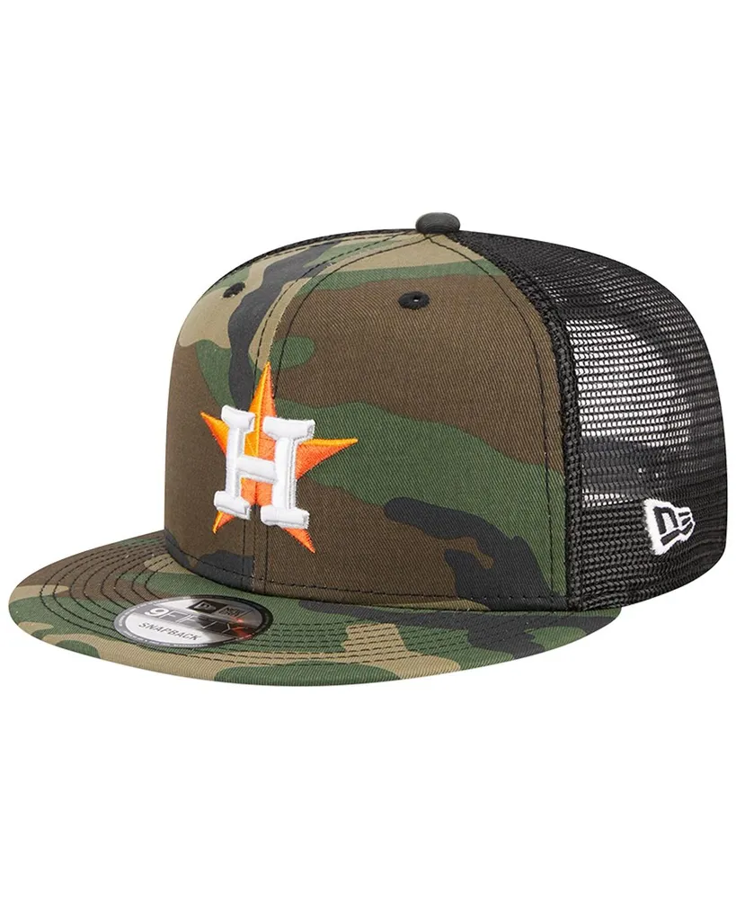 Milwaukee Brewers New Era Woodland Camo Trucker 9FIFTY Snapback