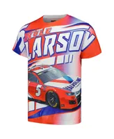 Men's Hendrick Motorsports Team Collection White Kyle Larson Valvoline Accelerator Total Print T-shirt