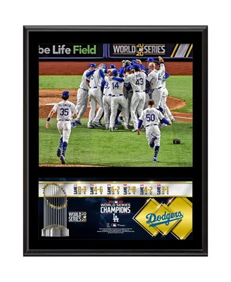 Los Angeles Dodgers 12" x 15" 2020 Mlb World Series Champions Sublimated Plaque