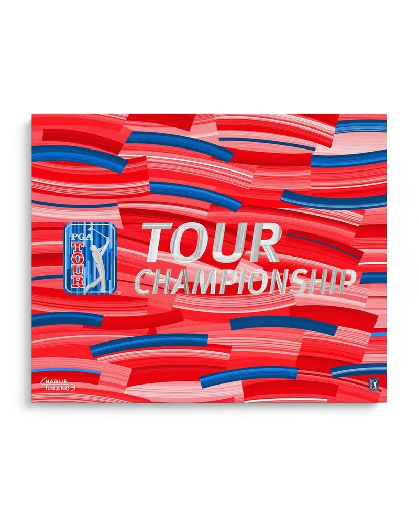 Tour Championship 16'' x 20'' Embellished Giclee Print by Charlie Turano Iii