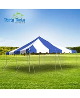 Party Tents Direct 20'x20' Weekender Standard Canopy Pole Tent - Easy Up With 80 Person Capacity